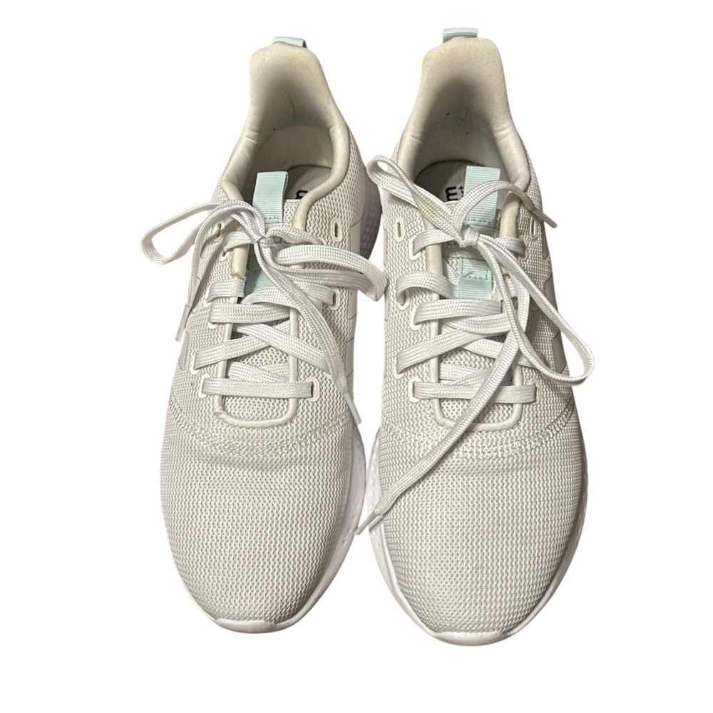 Adidas Cloudfoam Comfort Shoes Womens 8 White EUC